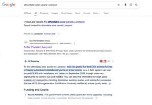 Solar SEO Case Study