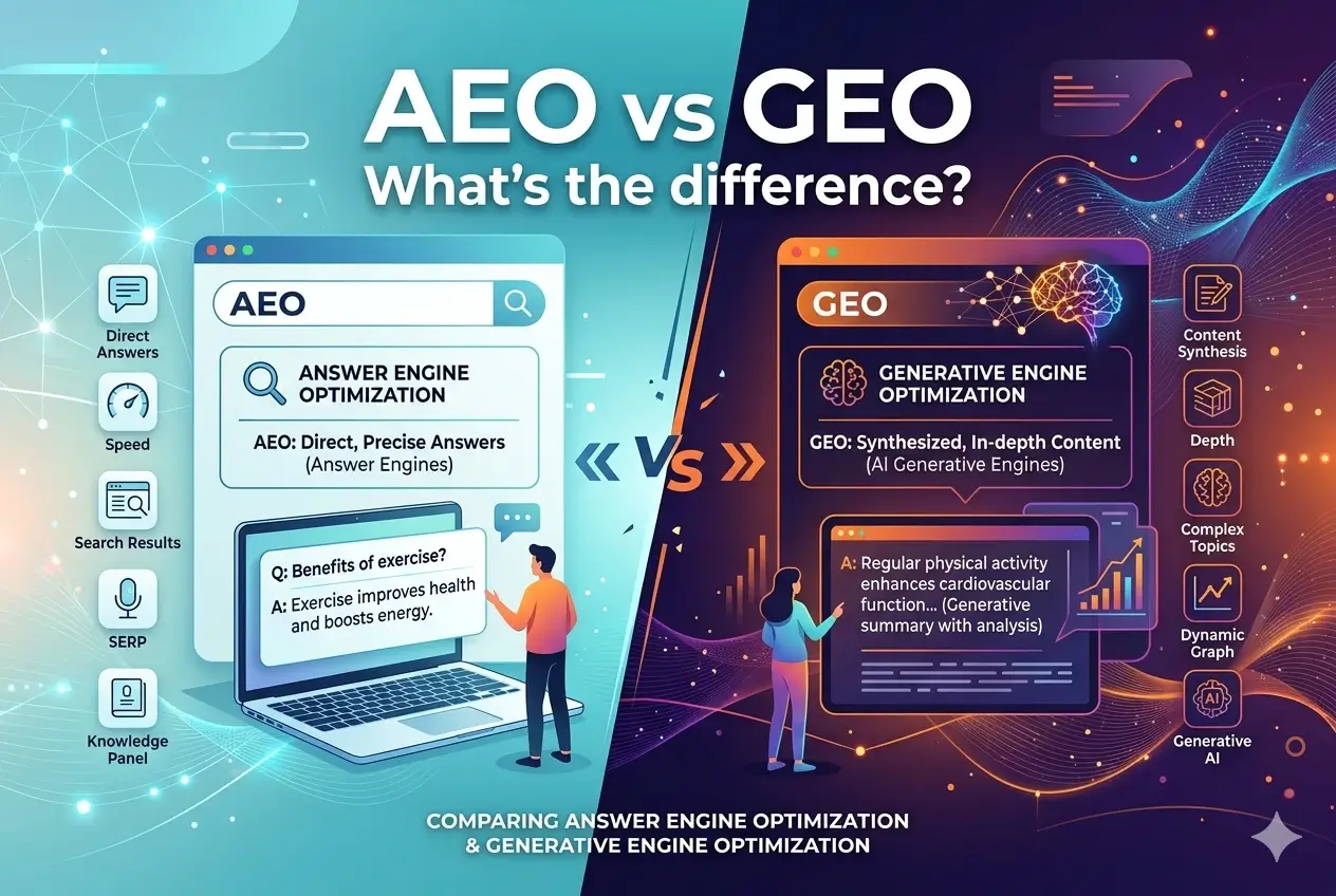 What’s the Main Difference Between AEO & GEO?